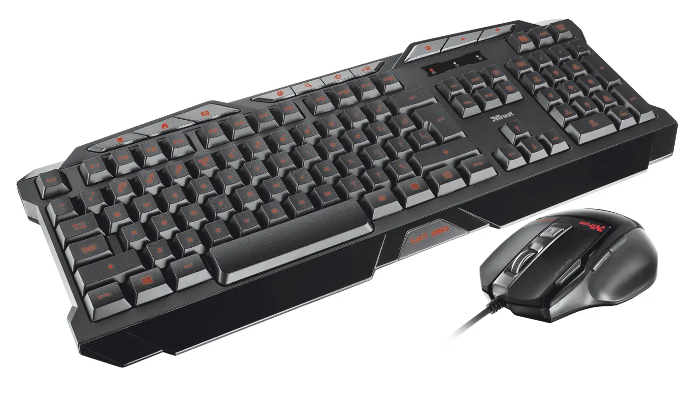 Trust GXT280 + GXT25 20021 Oyuncu Klavyesi
