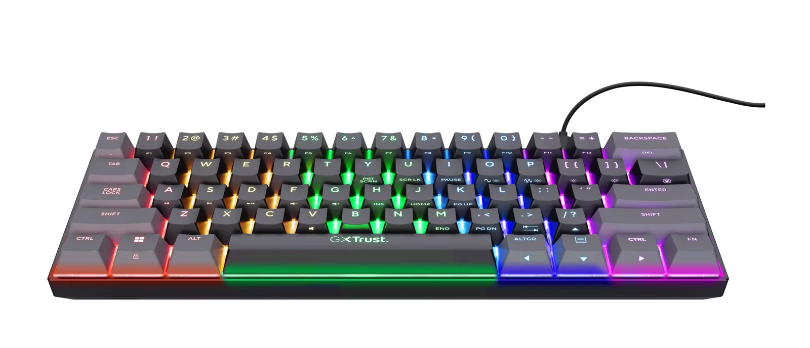 Trust GXT 867 Acira 25452 Mekanik RGB Oyuncu Klavyesi Thumbnail 1