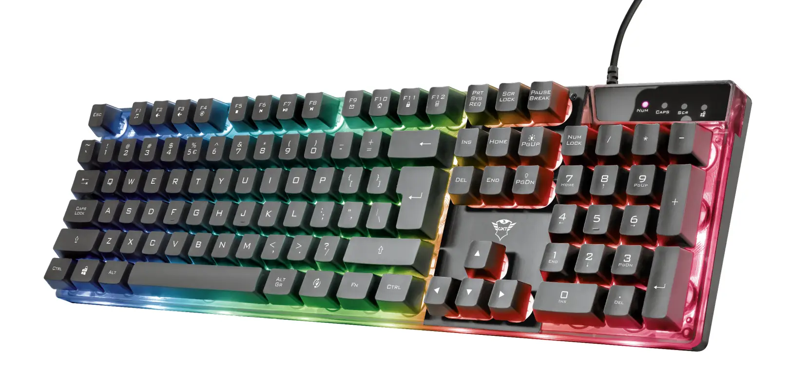 Trust GXT 835 Azor 23823 Oyuncu Klavyesi