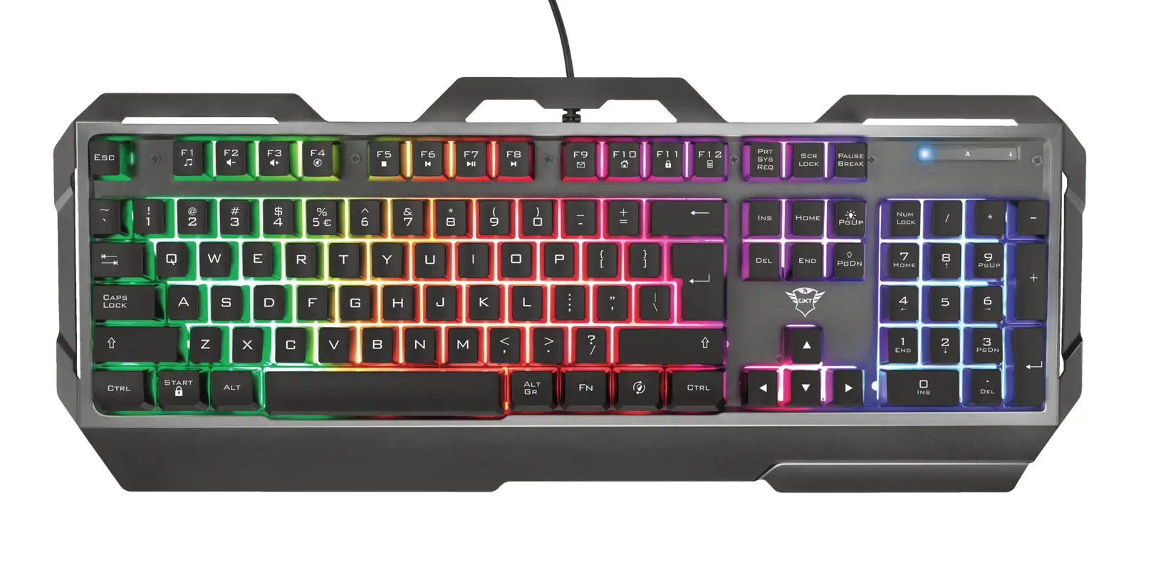 Trust GXT 856 Torac 23940 RGB Oyuncu Klavyesi Thumbnail 1