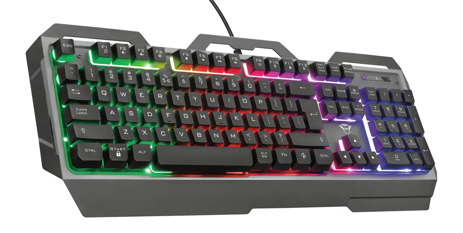 Trust GXT 856 Torac 23940 RGB Oyuncu Klavyesi Thumbnail 3
