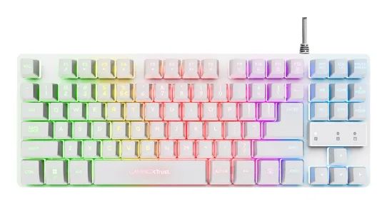 Trust GXT 833W Thado 25404 RGB Oyuncu Klavyesi
