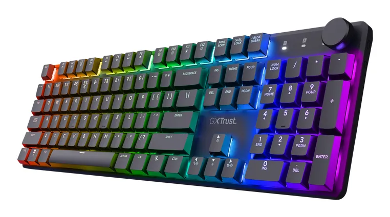 Trust GXT 868 TORIX 25502 Mekanik RGB Kablosuz Oyuncu Klavyesi