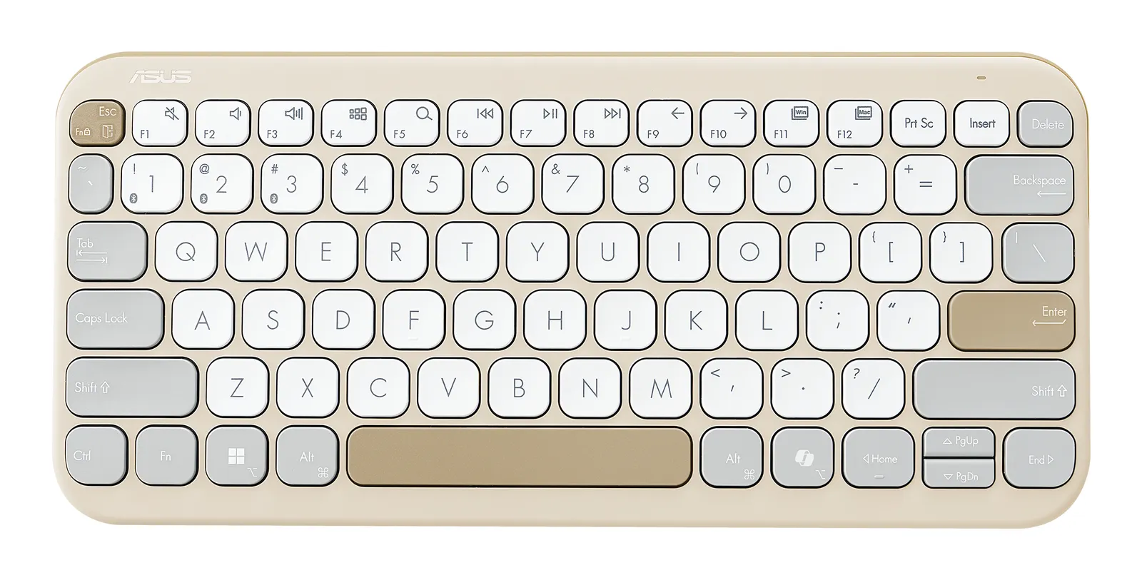 ASUS Marshmallow Keyboard KW100 90XB0880-BKB190 Kablosuz Klavye Thumbnail 0
