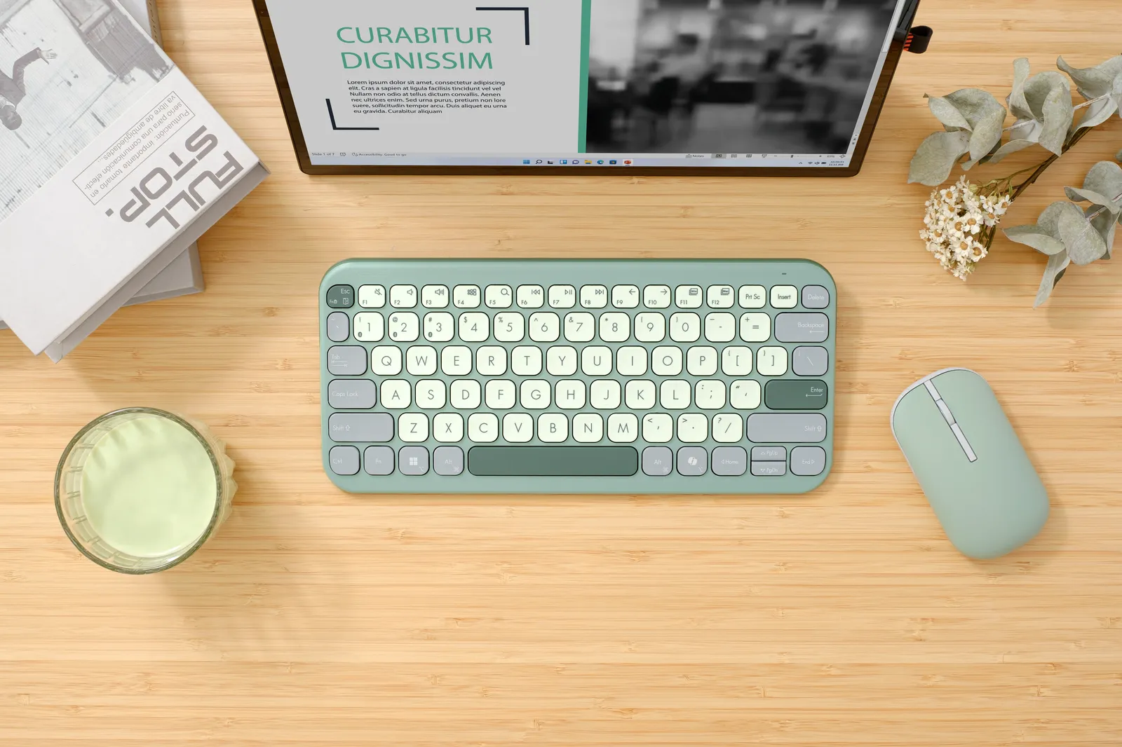 ASUS Marshmallow Keyboard KW100 90XB0880-BKB200 Kablosuz Klavye Thumbnail 13