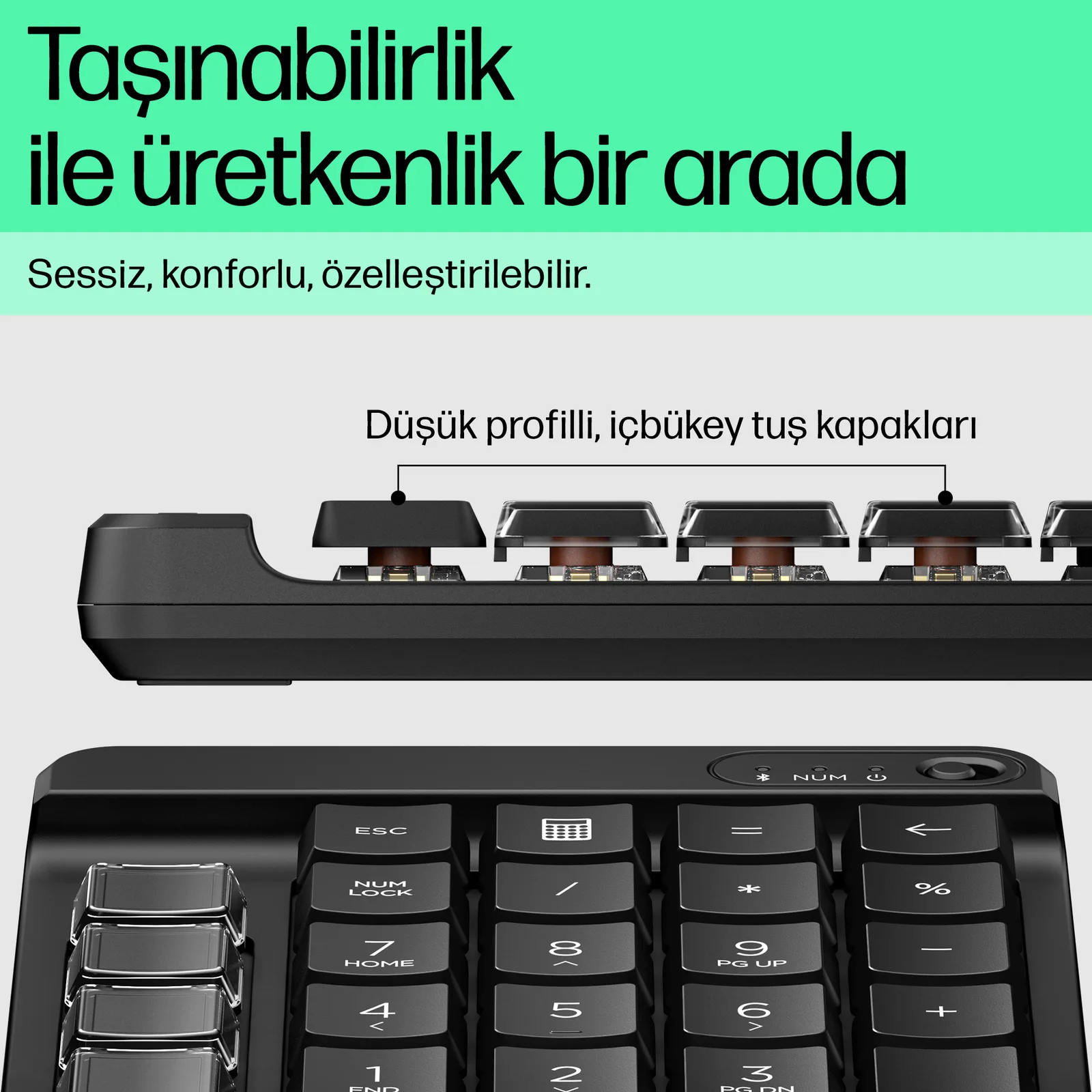 HP 435 Programmable Wireless Keypad 7N7C3AA Thumbnail 3