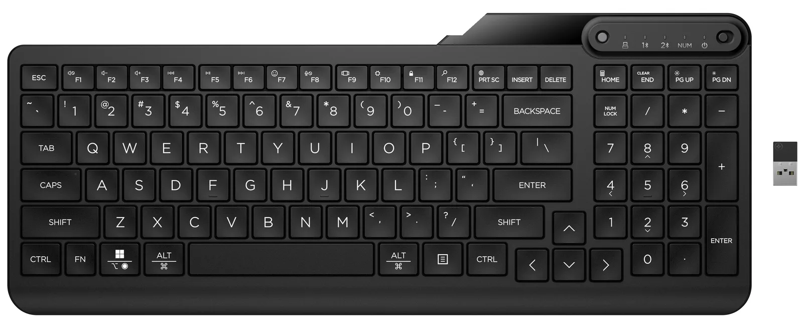 HP 475 Dual-Mode Wireless Keyboard 7N7B9AA#AC3 Klavye Thumbnail 0