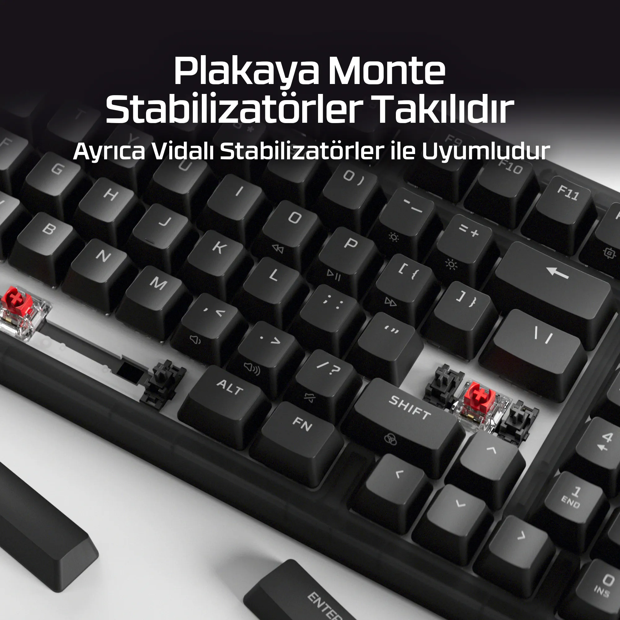 HyperX Origins 2 1800 B4QS4AA Mekanik RGB Oyuncu Klavyesi Thumbnail 12