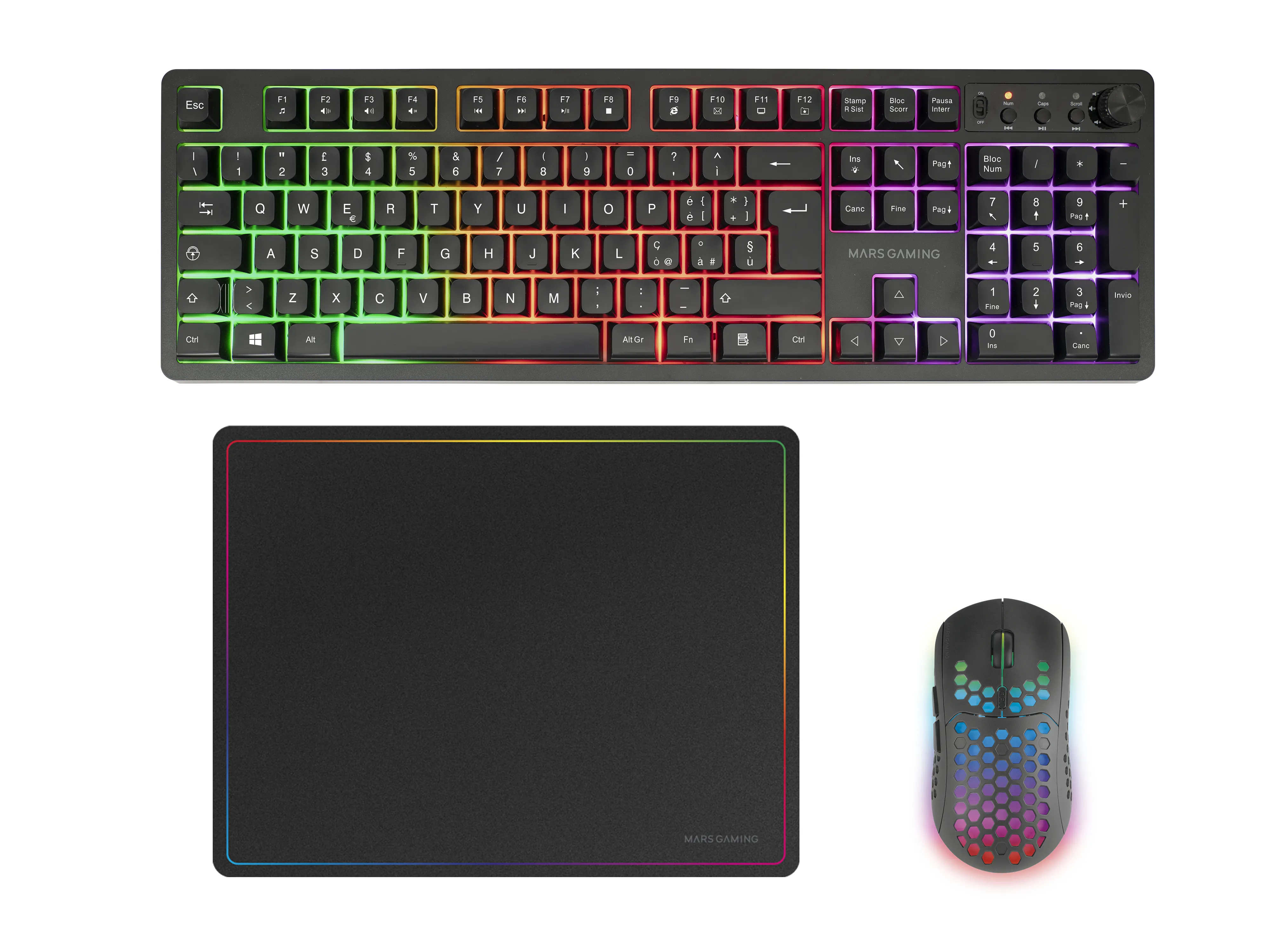 Mars Gaming MCPWXIT RGB Kablosuz Oyuncu Klavyesi