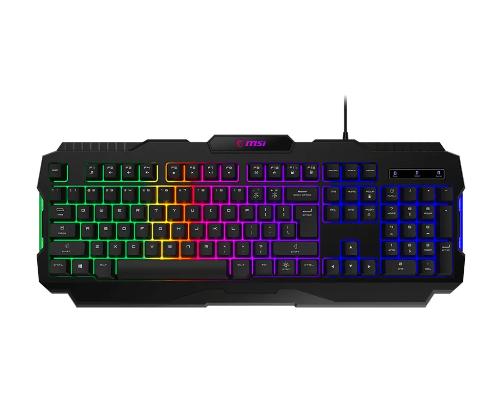 MSI FORGE GK100 UA RGB Oyuncu Klavyesi