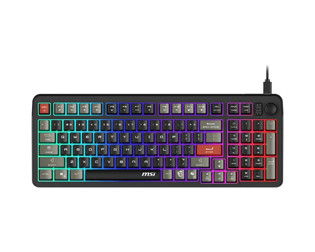 MSI FORGE GK110 US RGB Oyuncu Klavyesi