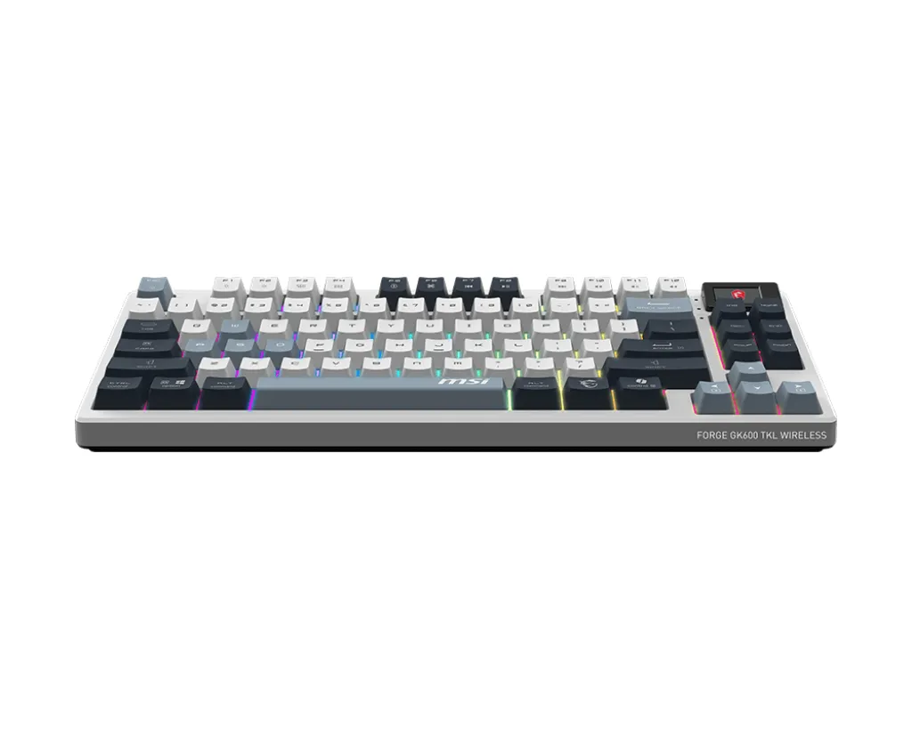 MSI FORGE GK600 TKL WIRELESS SKY TKL SKY UA Mekanik RGB Oyuncu Klavyesi Thumbnail 5