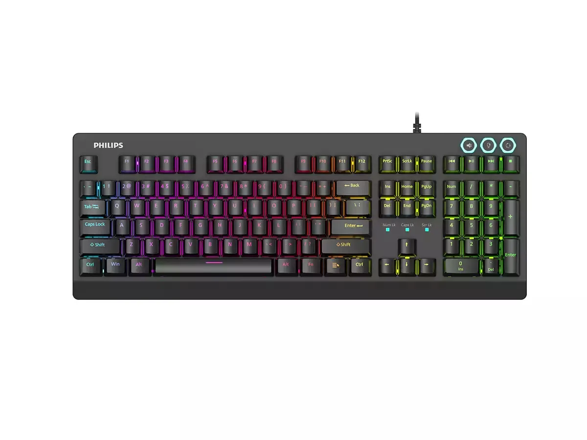 Philips SPK8307BNR/93 Mekanik RGB Oyuncu Klavyesi Thumbnail 0