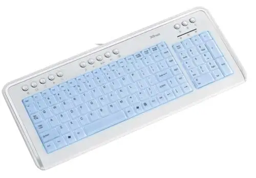 Trust Illuminated Keyboard KB-1500 CH 15827 Klavye