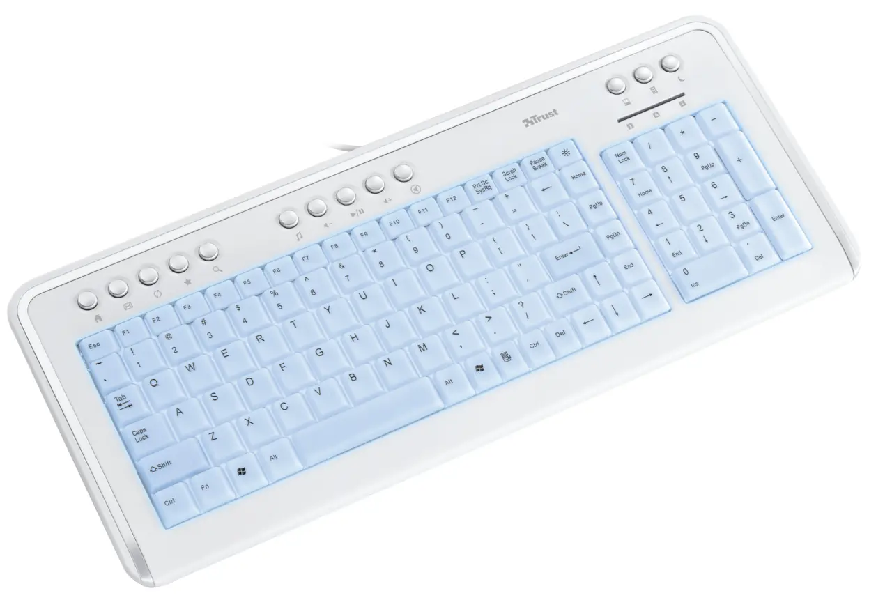 Trust Illuminated Keyboard KB-1500 14960 Klavye