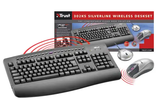 Trust KEYBOARD 302KS SILVERLINE 13653 Kablosuz Klavye