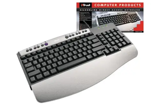 Trust KEYBOARD SILVERLINE DIRECT 13058 Klavye