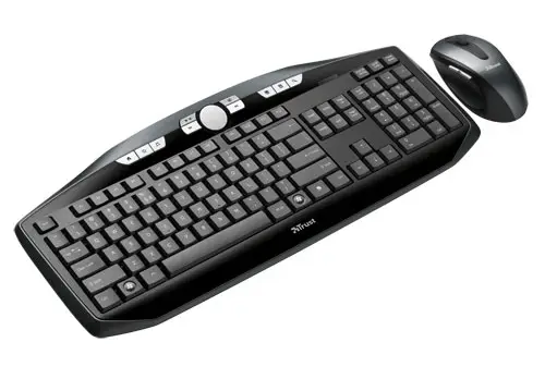 Trust MaxTrack Wireless Deskset 17096 Klavye & Mouse Seti