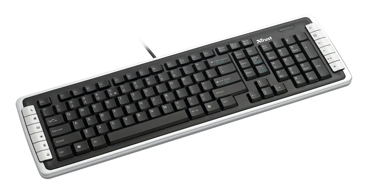 Trust Slimline Keyboard KB-1350D 15450 Klavye