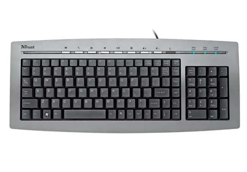 Trust Slimline Keyboard KB-1400S IT 14228 Klavye Thumbnail 6