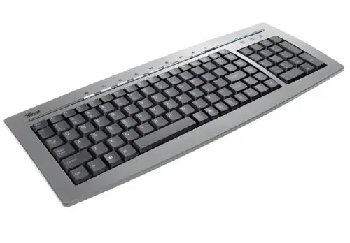Trust Slimline Keyboard KB-1400S UK 14227 Klavye