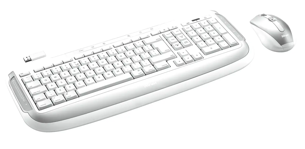 Trust Wireless Laser Desk Set for Mac 15907 Klavye & Mouse Seti