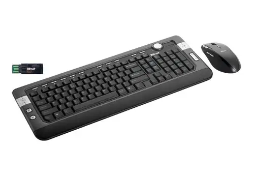 Trust Wireless Laser MediaPlayer Deskset DS-4700R ES 15225 Klavye & Mouse Seti