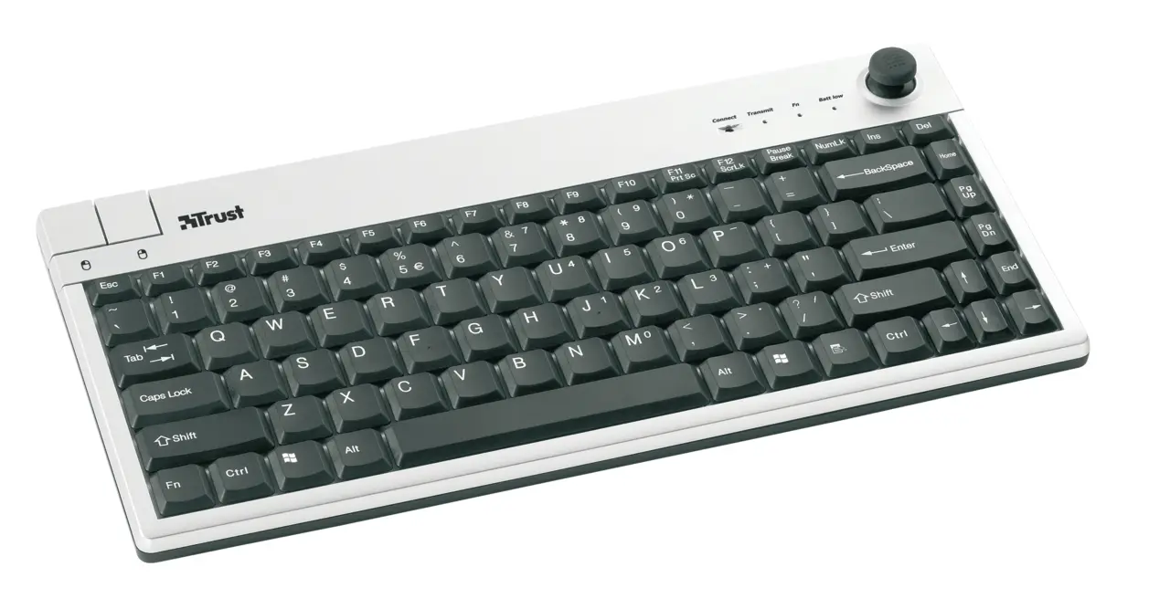 Trust Wireless Pointer Stick Keyboard KB 14736 Klavye