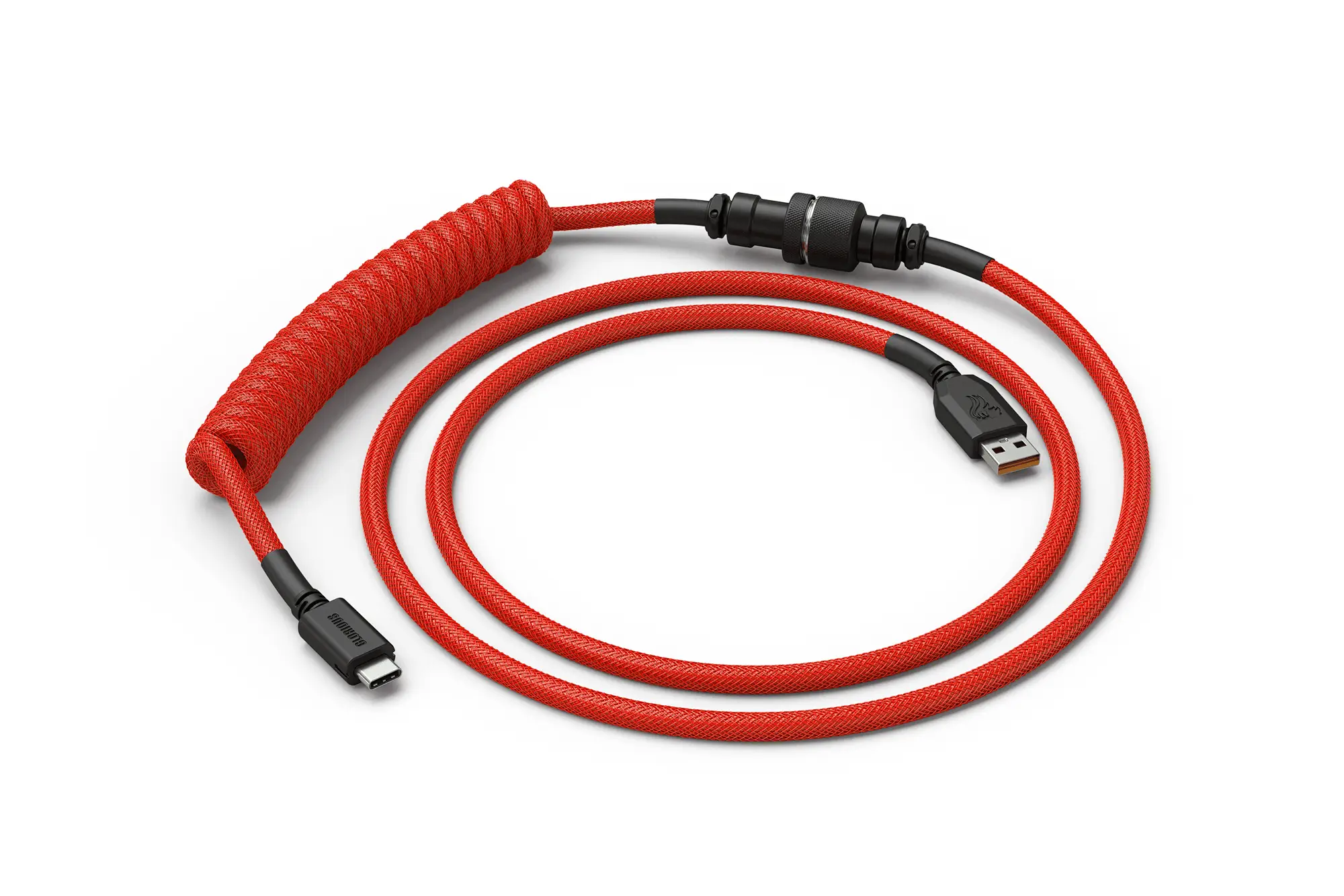 Glorious Gaming Coiled GLO-CBL-COIL-RED Klavye/Fare Kabloları
