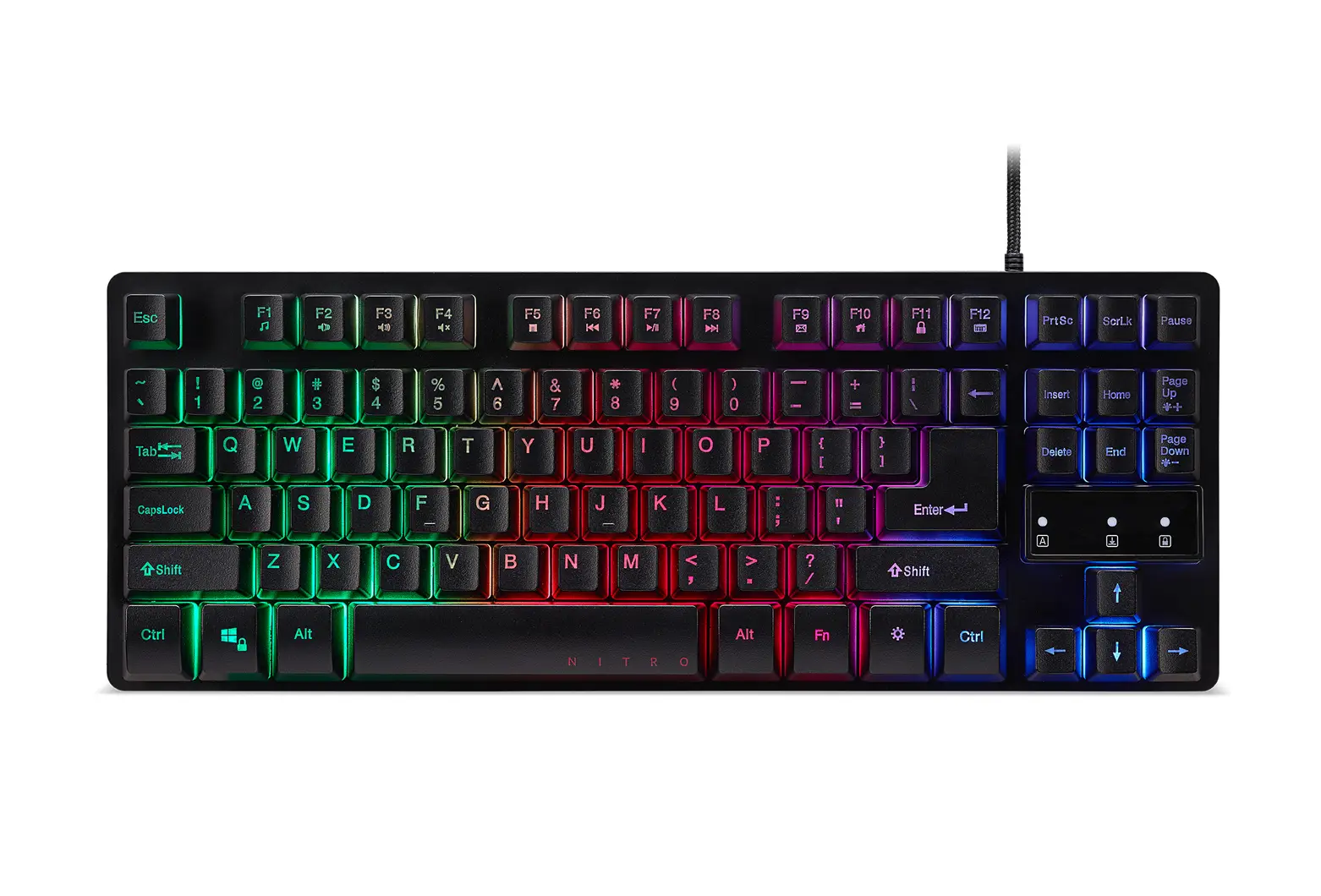 Acer Nitro GP.KBD11.01U RGB Oyuncu Klavyesi Klavyele