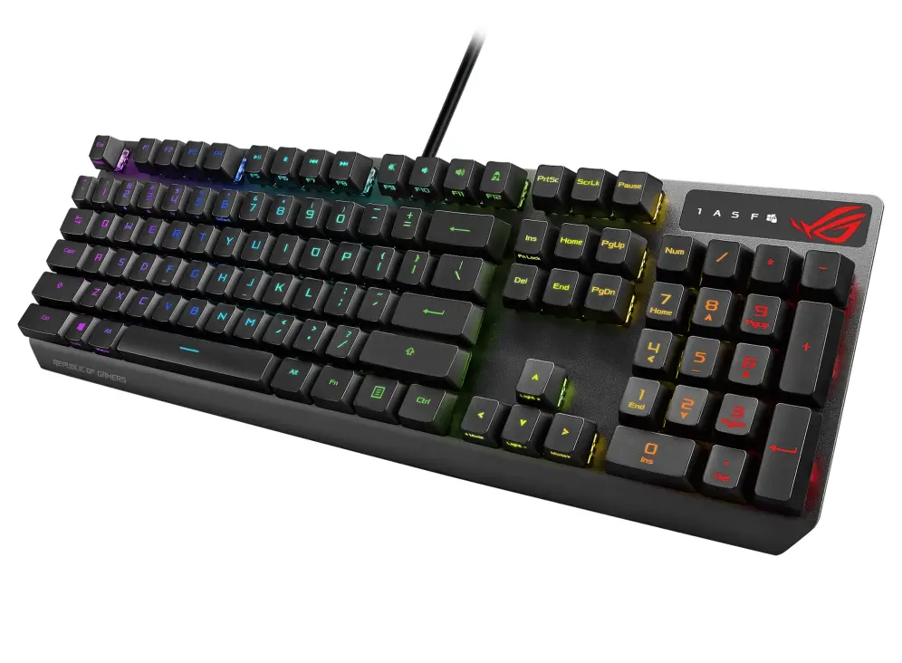 ASUS ROG Strix Scope RX XA05 ROG RX/BL/US Mekanik RGB Oyuncu Klavyesi Thumbnail 2