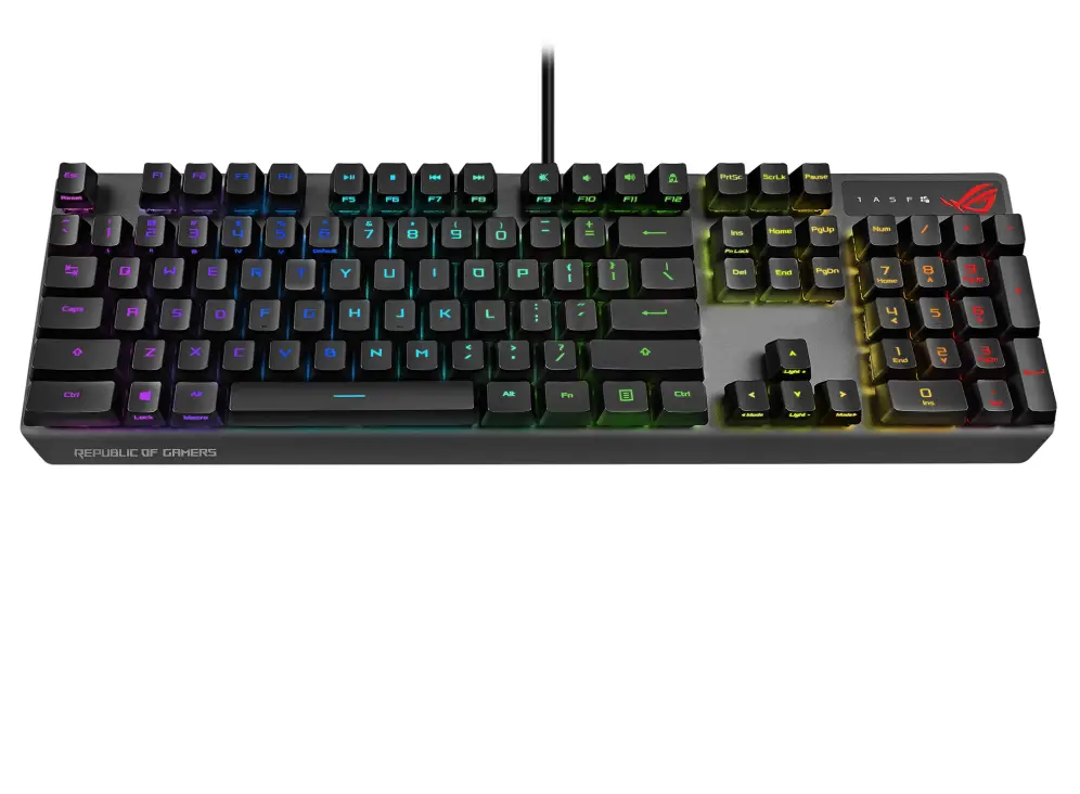 ASUS ROG Strix Scope RX XA05 ROG RX/BL/US Mekanik RGB Oyuncu Klavyesi Thumbnail 5