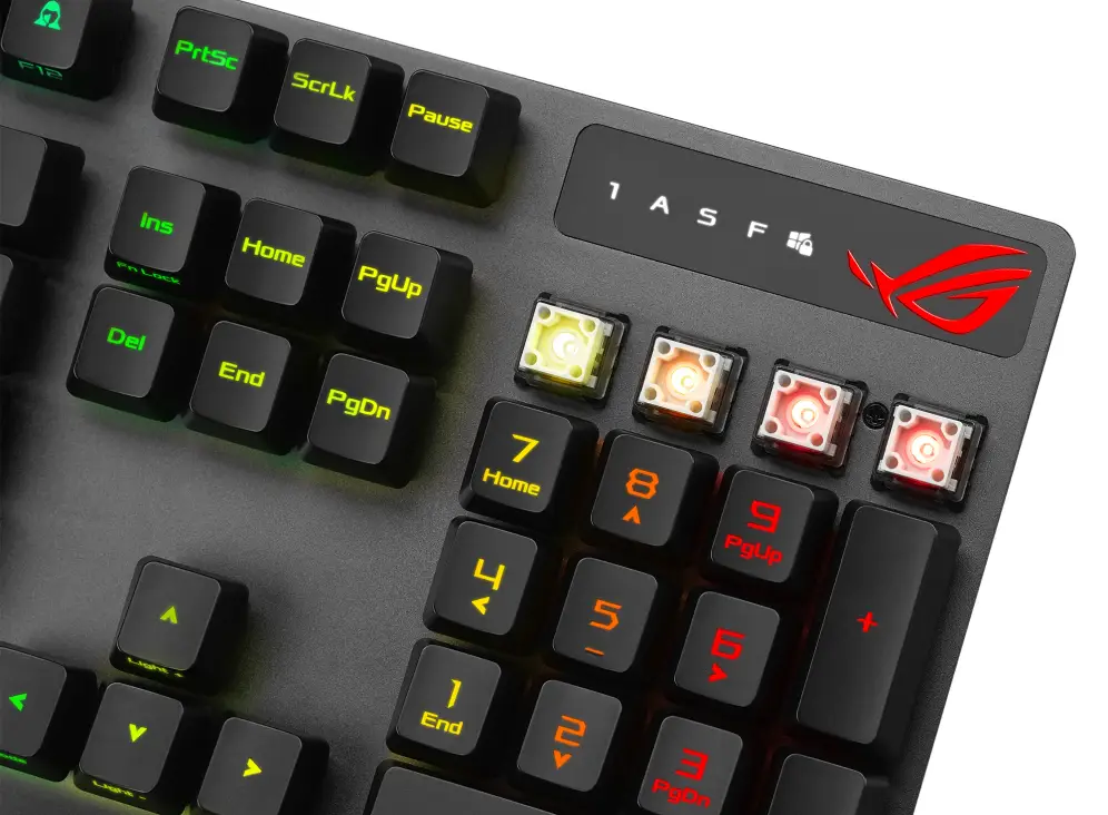 ASUS ROG Strix Scope RX XA05 ROG RX/BL/US Mekanik RGB Oyuncu Klavyesi Thumbnail 6