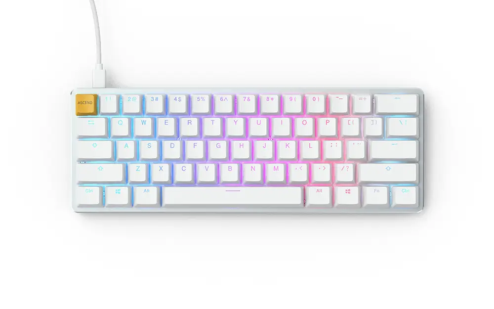 Glorious Gaming GMMK GLO-GMMK-COM-BRN-W Mekanik RGB Oyuncu Klavyesi