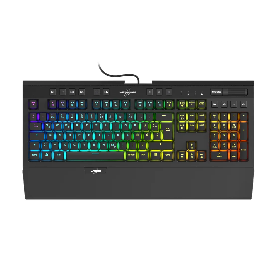 Hama Exodus 900 Mechanical 00217826 Mekanik RGB Oyuncu Klavyesi