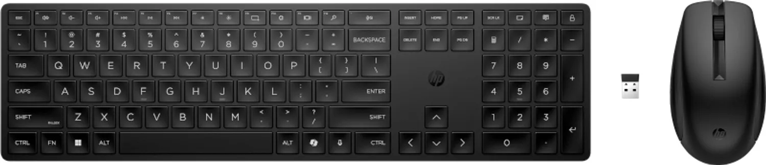 HP 655 Wireless KB/MSE Combo G2 Blk10 EM 4R009A9#ABB Klavye & Mouse Seti Klavyele