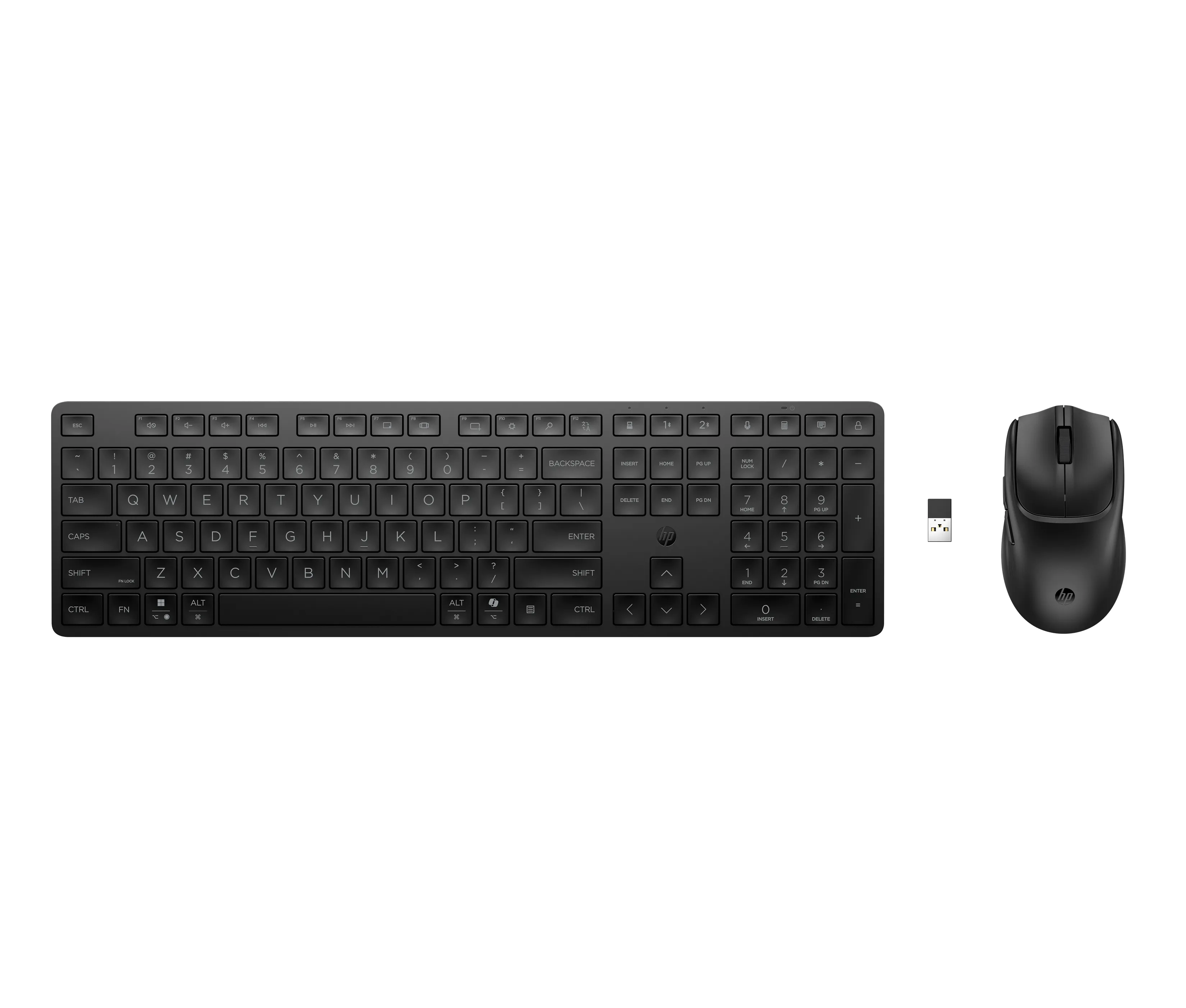 HP Çoklu Cihaz Çift Modlu 490C BE1P9AA Kablosuz Klavye & Mouse Seti Thumbnail 2