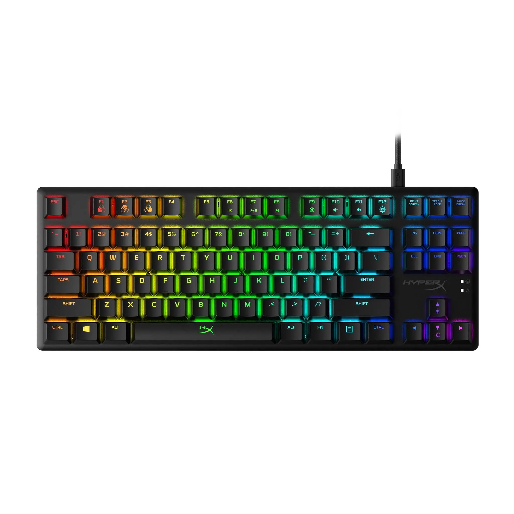 HyperX Alloy Origins Core HX-KB7BLX-US Mekanik RGB Oyuncu Klavyesi Klavyele