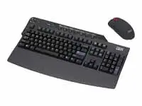 Lenovo Business Black Enhanced Performance Wireless Keyboard & Optical Mouse GER 73P4077 Klavye