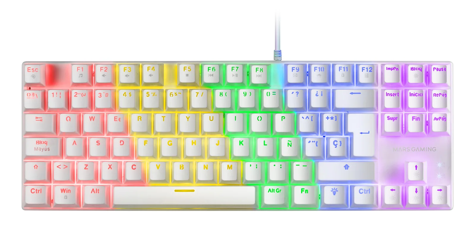 Mars Gaming MK80 MK80WBRES Mekanik RGB Oyuncu Klavyesi