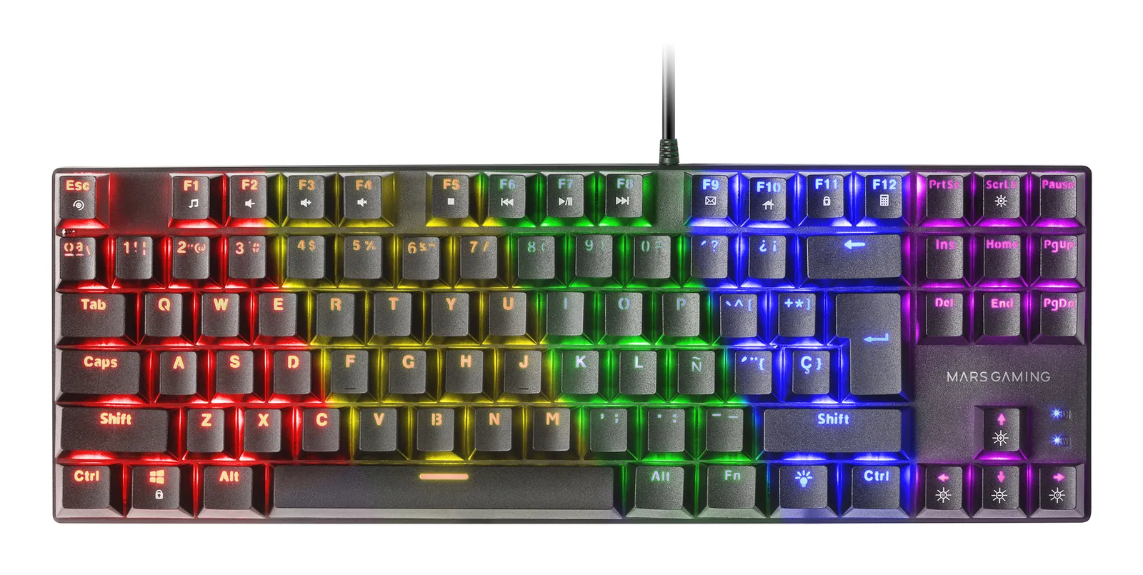 Mars Gaming MK80 MK80BPT Mekanik RGB Oyuncu Klavyesi