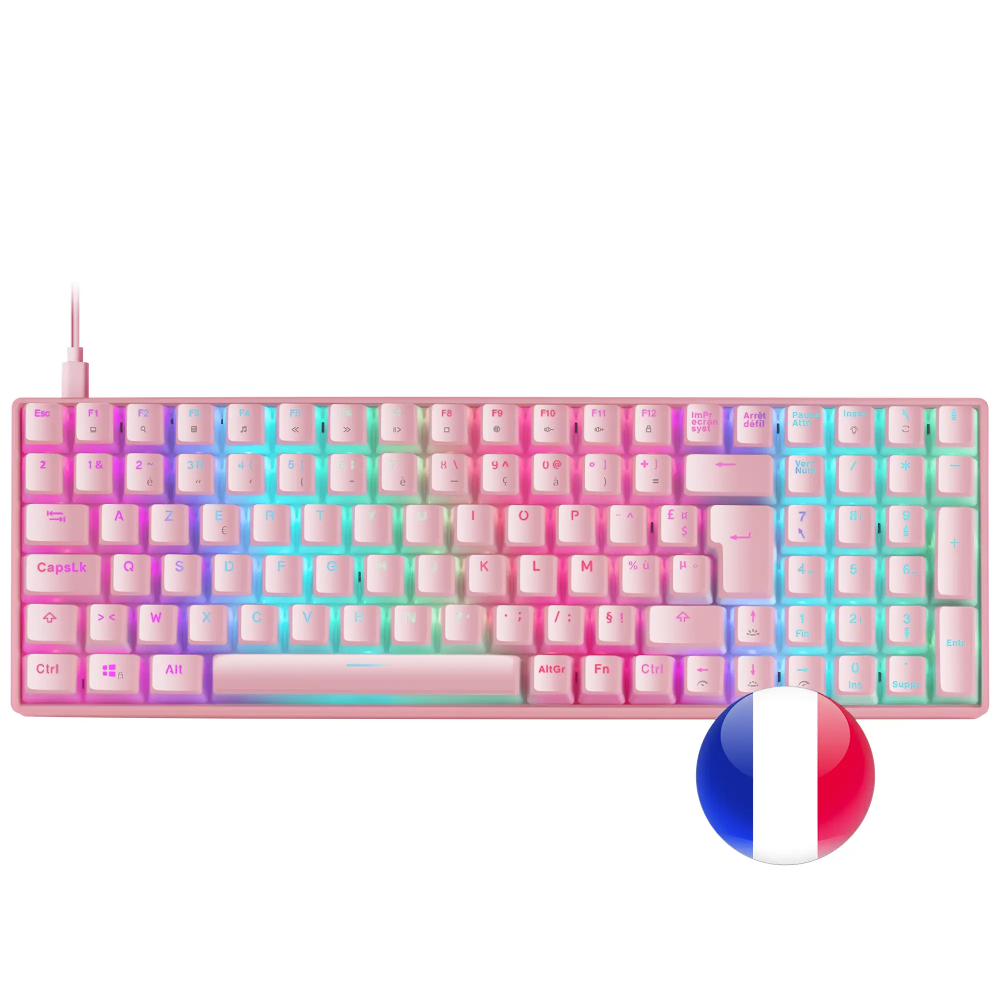 Mars Gaming MKULTRAPBRFR Mekanik RGB Oyuncu Klavyesi
