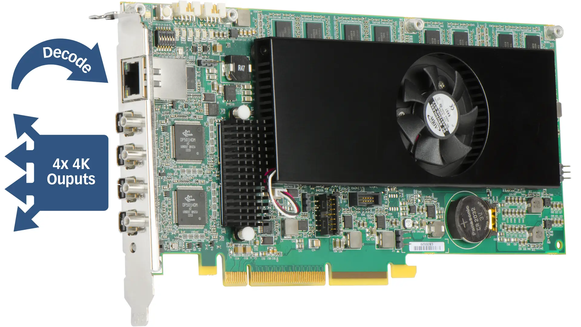 Matrox Mura IPX MURAIPXO-D4LF Kodçözücüle
