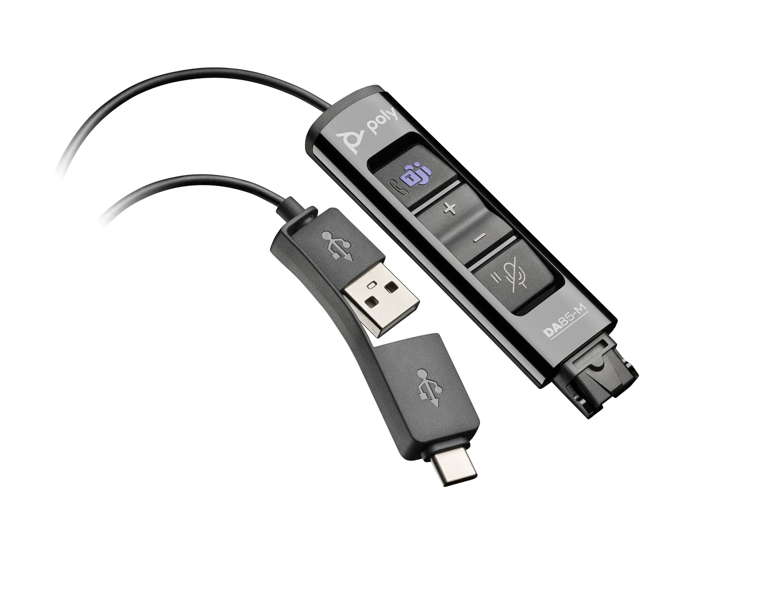 HP Poly DA85-M USB - QD Adaptörü 786C8AA Kulaklık Aksesuarları