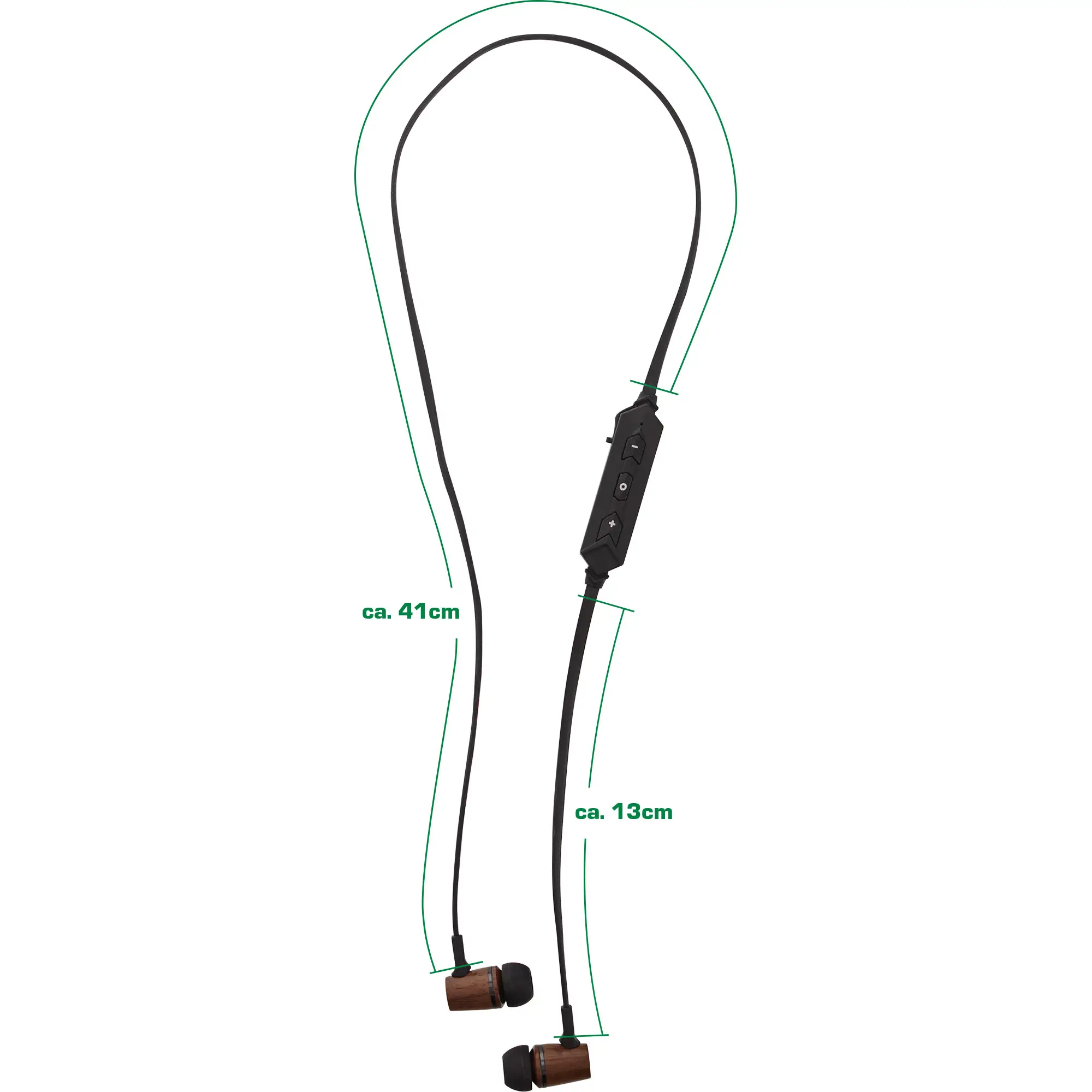 InLine BT woodin-ear 55360 Kulak İçi Bluetooth Kulaklık Thumbnail 4