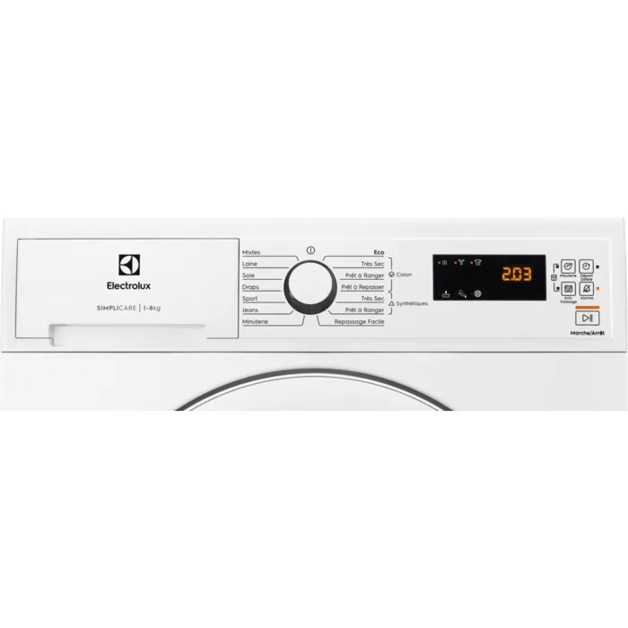 Electrolux EDHF2804DC 916 900 103 8 kg Isı Pompalı Kurutma Makinesi Thumbnail 2