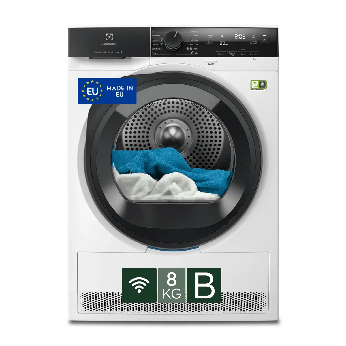 Electrolux EW7HA48GY 916 900 041 8 kg Isı Pompalı Kurutma Makinesi