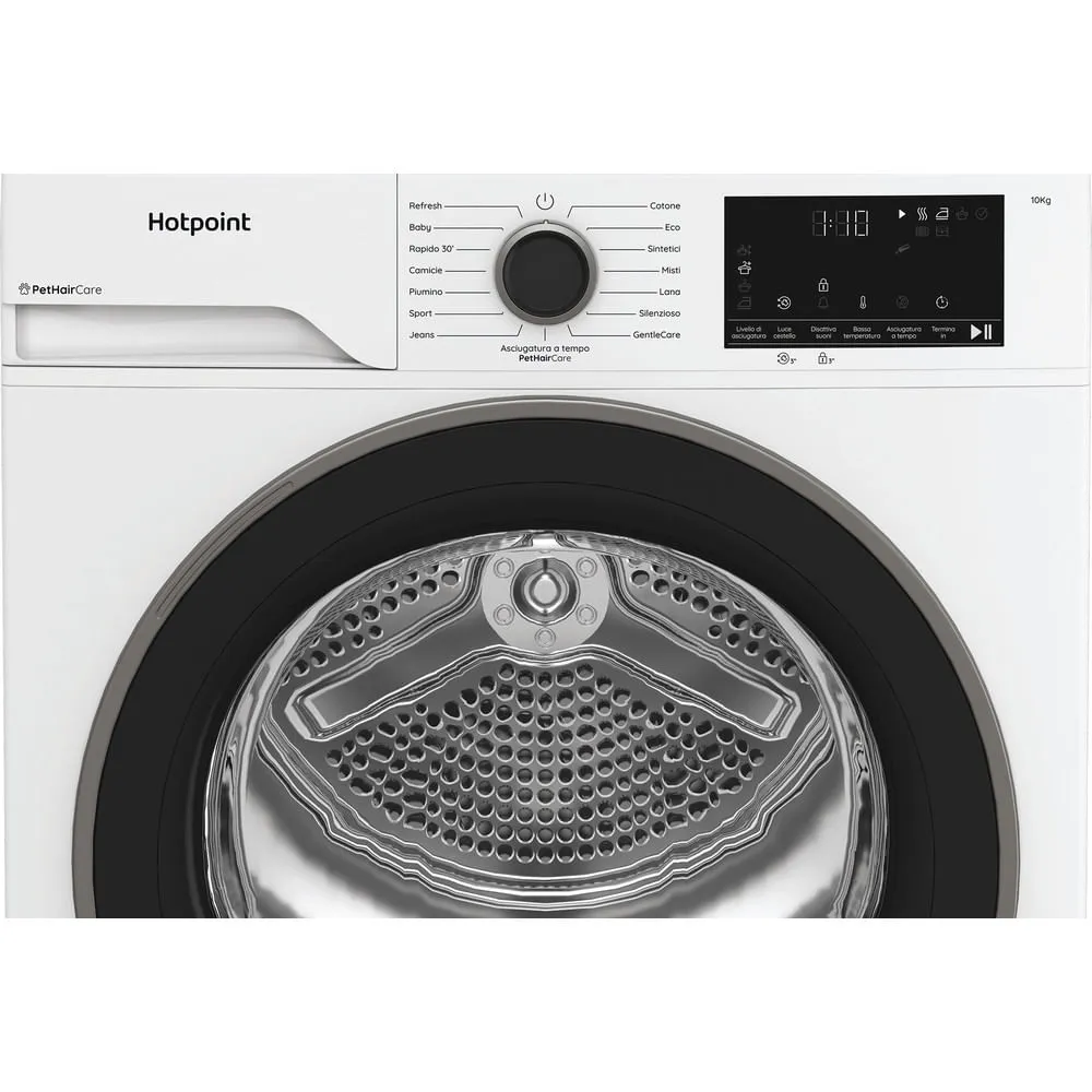 Hotpoint HPT 104D BS IT 869991720840 10 kg Isı Pompalı Kurutma Makinesi Thumbnail 7