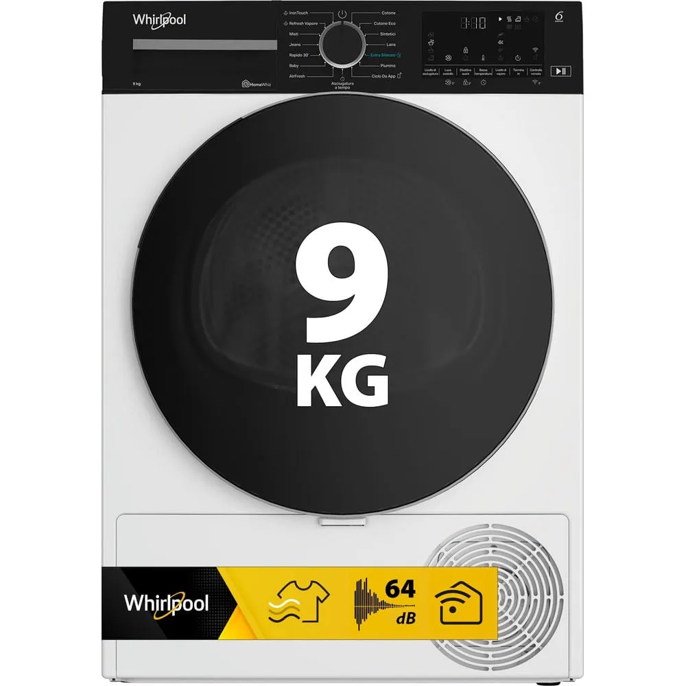 Whirlpool C WD 95M WBS IT 859991720110 9 kg Isı Pompalı Kurutma Makinesi