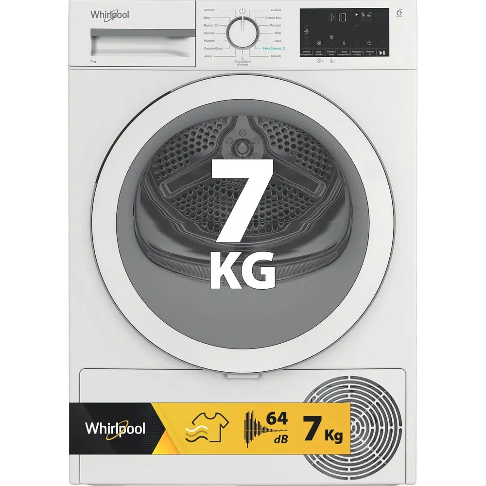 Whirlpool C WSD 74M WWS IT 859991730980 7 kg Isı Pompalı Kurutma Makinesi